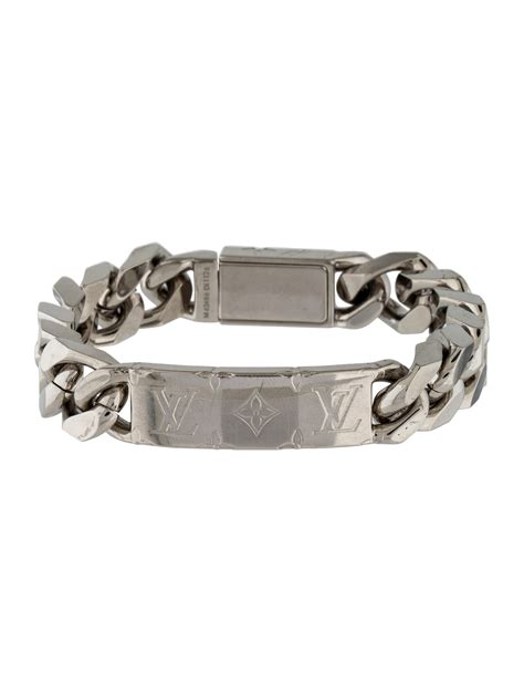 louis vuitton lederarmband herren|louis vuitton monogram chain bracelet.